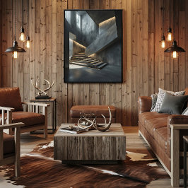 Betong & Ljus Poster