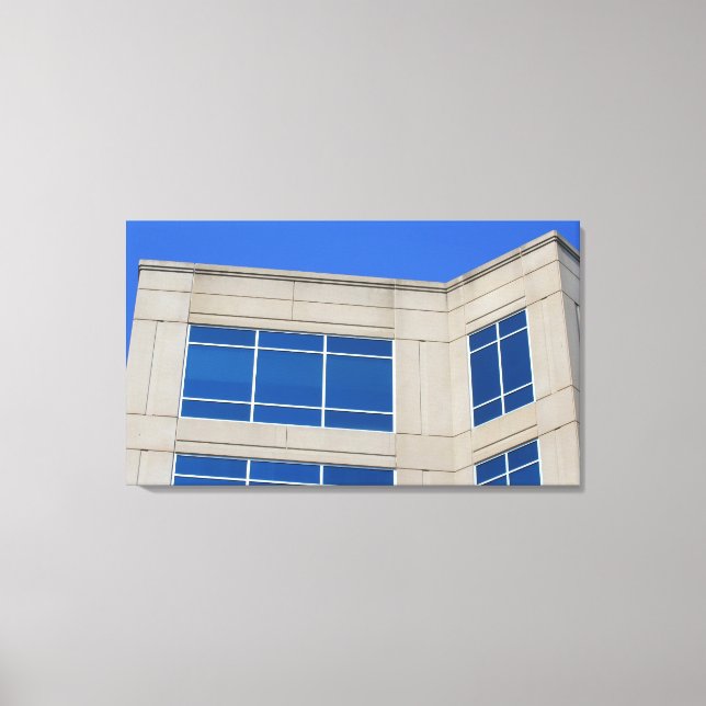 Betong och glas canvastryck (Framsida)