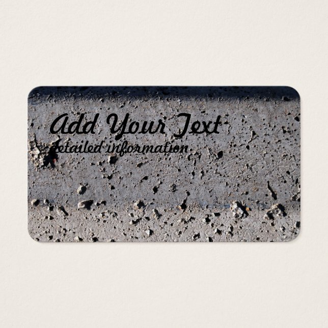 Betong. Visitkort (Framsidan)