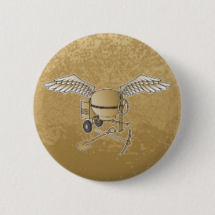 Betongblandare beige knapp