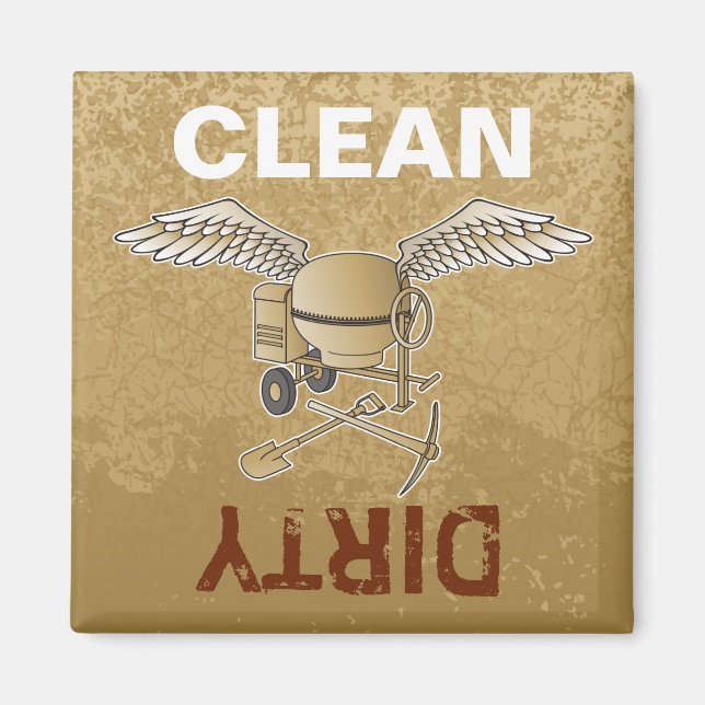 Betongblandare beige magnet (Framsidan)