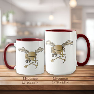 Betongblandare beige mugg