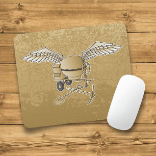 Betongblandare beige musmatta