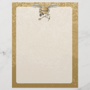 Betongblandare beige reklamblad