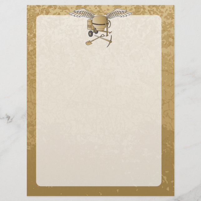 Betongblandare beige reklamblad (Framsidan)