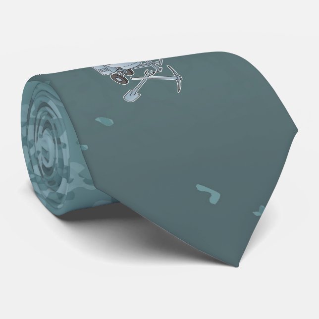 Betongblandare, blått grått slips (Rullad)