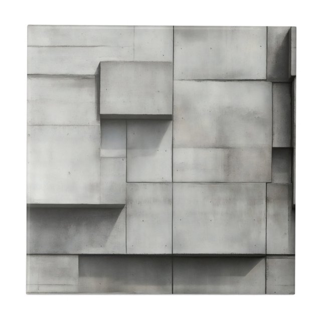 Betongblock Mönster Kakelplatta (Framsidan)