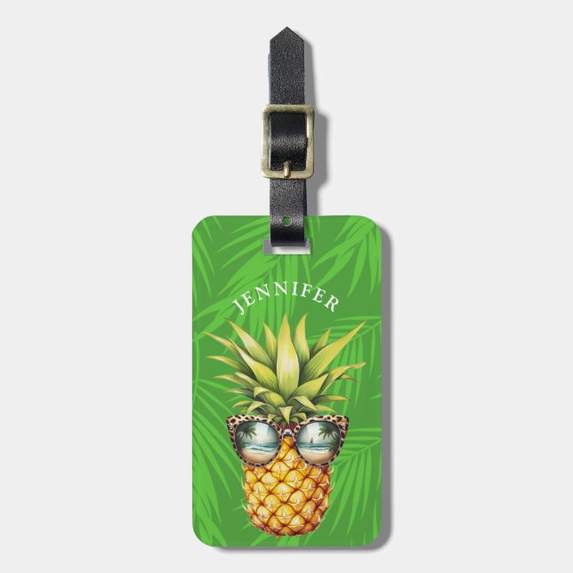 Betongmärken för ananas bagagebricka (Vertikal Framsida)