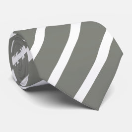 Betongrau gestreift Krawatte Slips