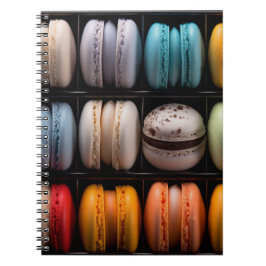 Betoverende Macarons in heerlijke felle Kleuren Anteckningsbok