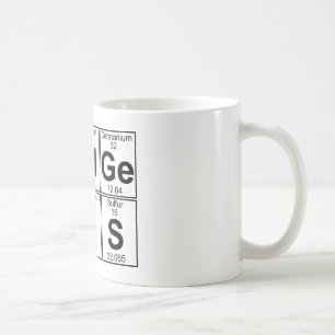 Beträffande-Al-GE-Ni-U-s (fullt verkligt snille) Kaffemugg