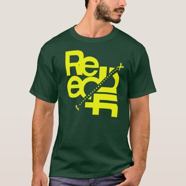 Beträffande redigera tee shirt (Framsida)