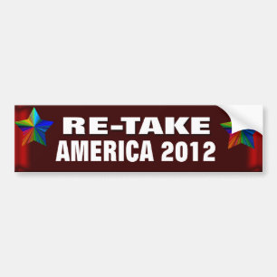 Beträffande-take Amerika Bildekal