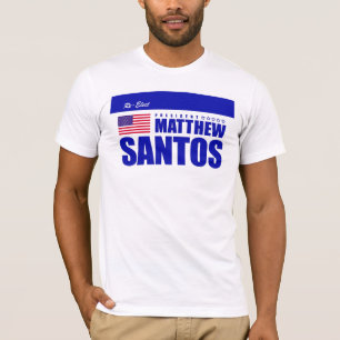 Beträffande-utvald Matt Santos t-skjorta Tröja