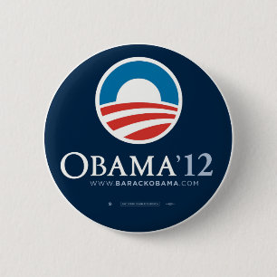 Beträffande-Utvald president Barack Obama 2012 Knapp