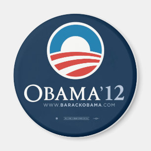 Beträffande-Utvald president Barack Obama 2012 Magnet