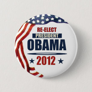Beträffande-Utvald president Obama 2012 Knapp