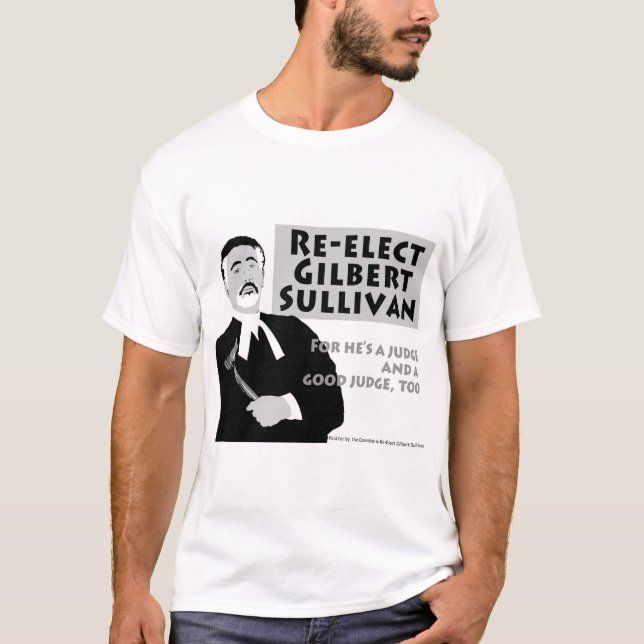 Beträffande-Utvalda Gilbert Sullivan T-shirt (Framsida)