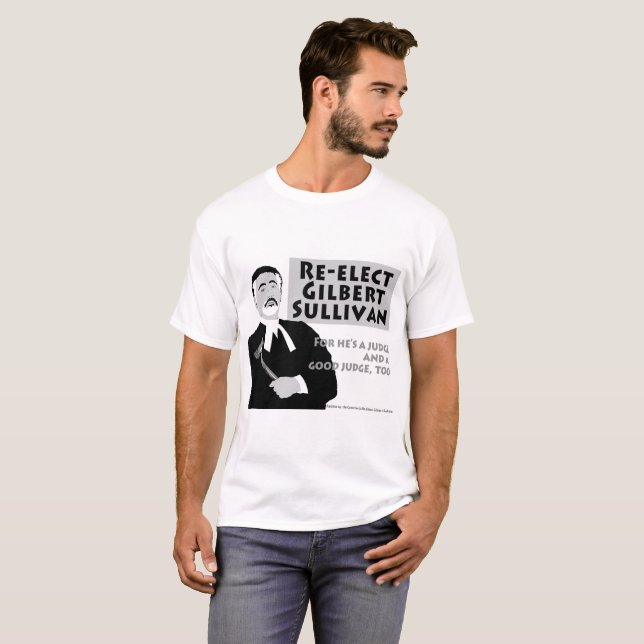 Beträffande-Utvalda Gilbert Sullivan Tee (Hel framsida)