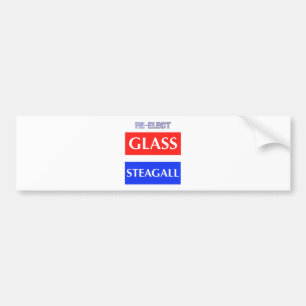 BETRÄFFANDE-utvalda Glass Steagall Bildekal