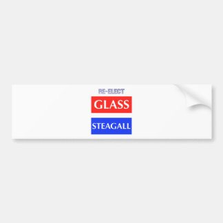 BETRÄFFANDE-utvalda Glass Steagall Bildekal
