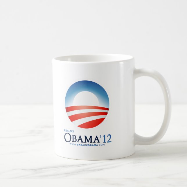 Beträffande-Utvalda Obama 2012 Kaffemugg (Höger)