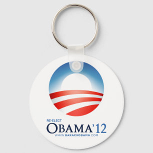 Beträffande-Utvalda Obama 2012 Nyckelring