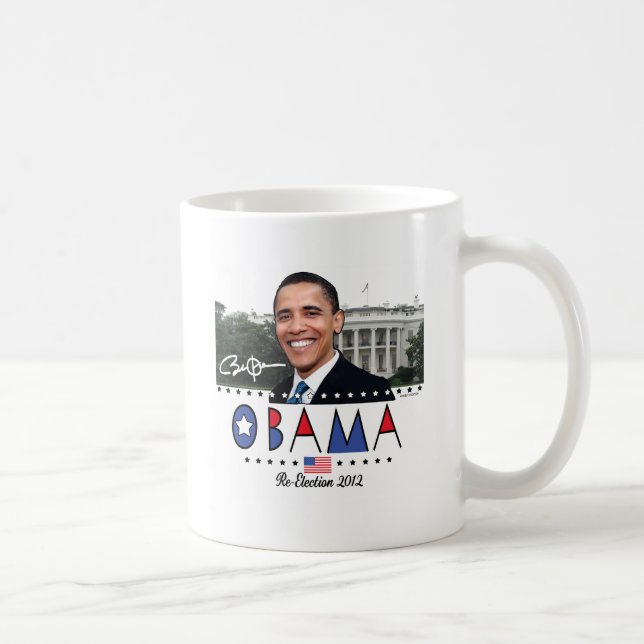 Beträffande-Utvalt presidentObama val 2012 Kaffemugg (Höger)