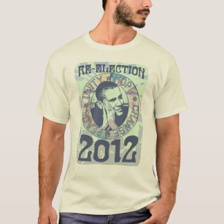 Beträffande-Utvalt presidentObama val 2012 T Shirt