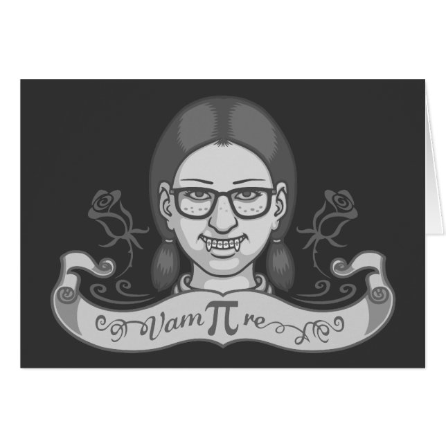 Beträffande Vam (pi) Hälsningskort (Framsidan Horizontal)