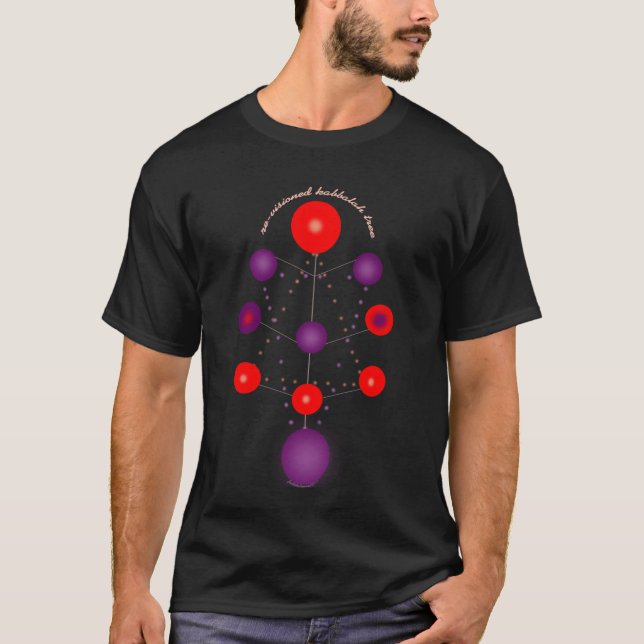 Beträffande-visioned Kabbalah T-tröja T Shirt (Framsida)