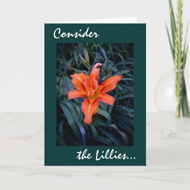 Betrakta det Lillies 22 kortet Kort (Framsida)