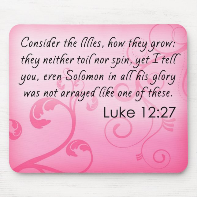 Betrakta liljarna musmatta (Framsidan)