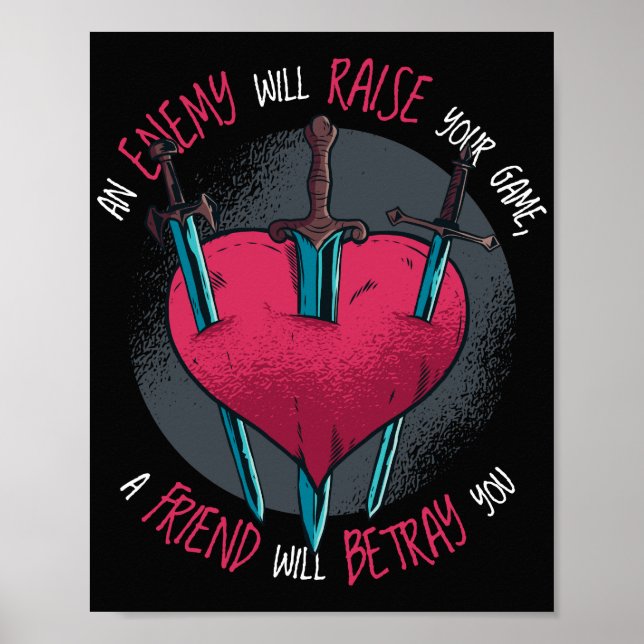 Betrayal Quote Poster (Framsidan)