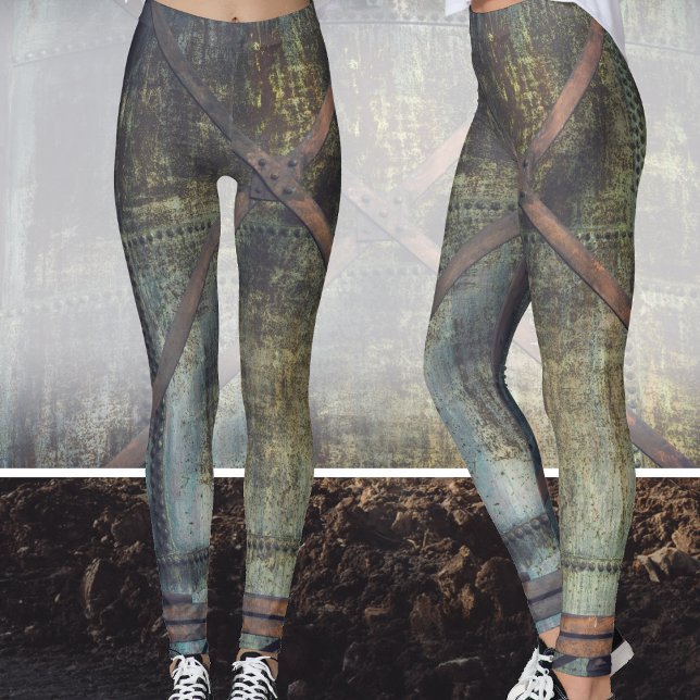Betrodda industriobjekt i stadsmiljö leggings (Skapare uppladdad)