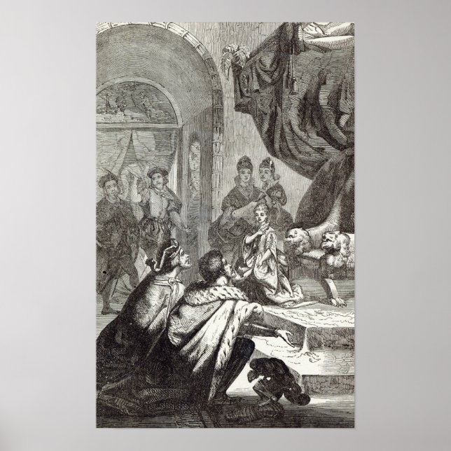 Betrothal av Fransken Princess till Richard II Poster (Framsidan)