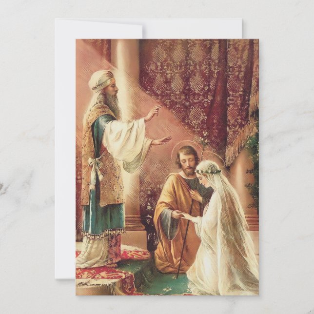 Betrothal Bröllop, katolik Mary och Joseph (Framsida)