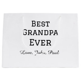 Bets Grandpa, morfar presenter enkel namn