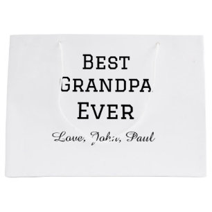 Bets Grandpa, morfar presenter enkel namn