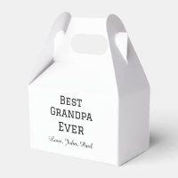 Bets Grandpa, morfar presenter enkel namn