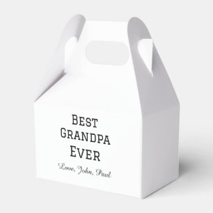 Bets Grandpa, morfar presenter enkel namn Presentaskar