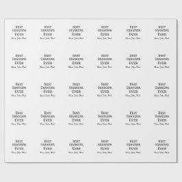 Bets Grandpa, morfar presenter enkel namn Presentpapper