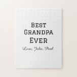 Bets Grandpa, morfar presenter enkel namn Pussel<br><div class="desc">utformning</div>