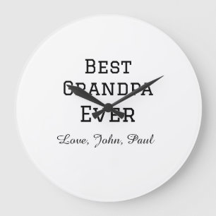 Bets Grandpa, morfar presenter enkel namn Stor Klocka