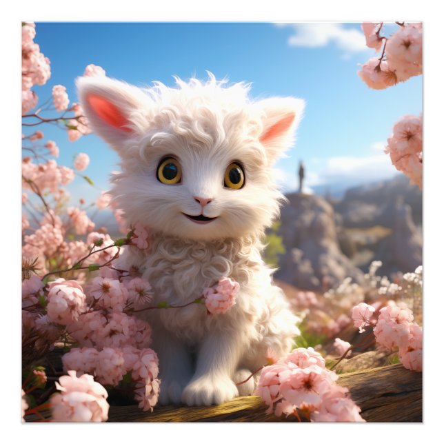 Betsy - den fega geten baby fototryck (Framsidan)