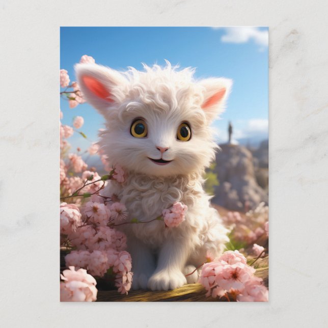 Betsy - den fega geten baby vykort (Framsida)