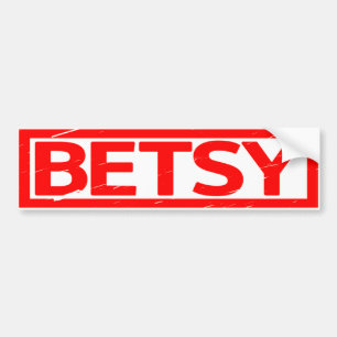 Betsy frimärke bildekal