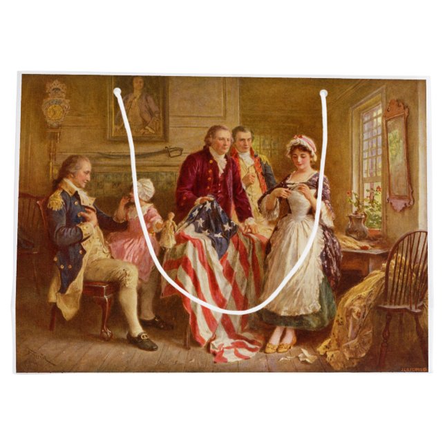 Betsy Ross, 1777 (Amerikansk historia) (USA Patrio (Baksidan)