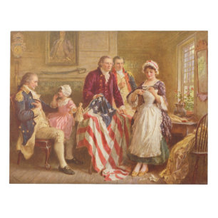 Betsy Ross, 1777 (Amerikansk historia) (USA Patrio Anteckningsblock