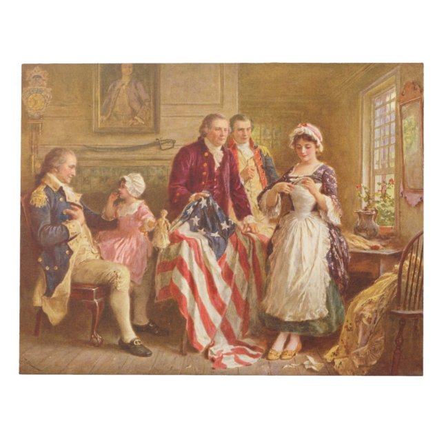 Betsy Ross, 1777 (Amerikansk historia) (USA Patrio Anteckningsblock (Framsida)